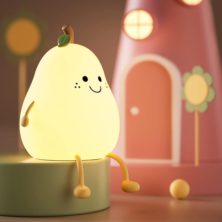 BowLift | Chic PearGlow Night Light with USB Charger and Warm White Light