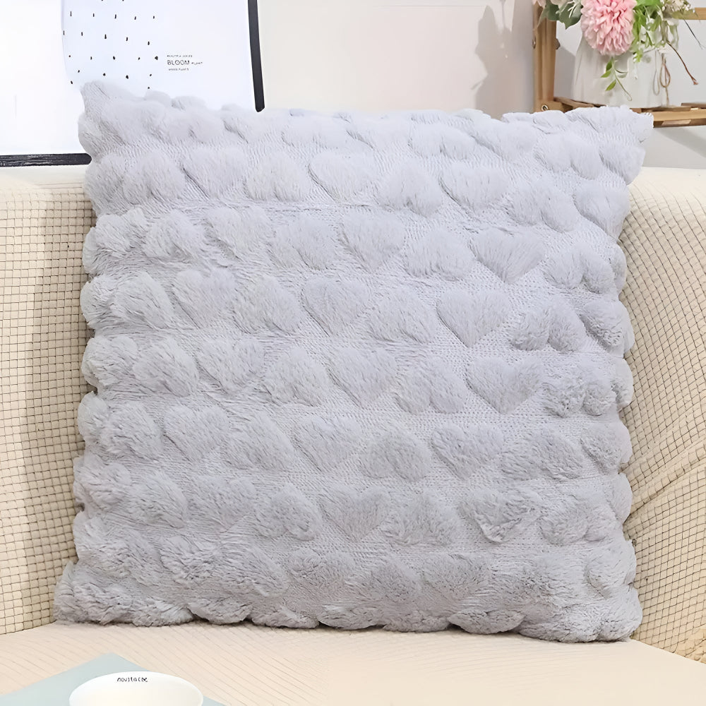 BowLift | Plush Heart Cushion Cover