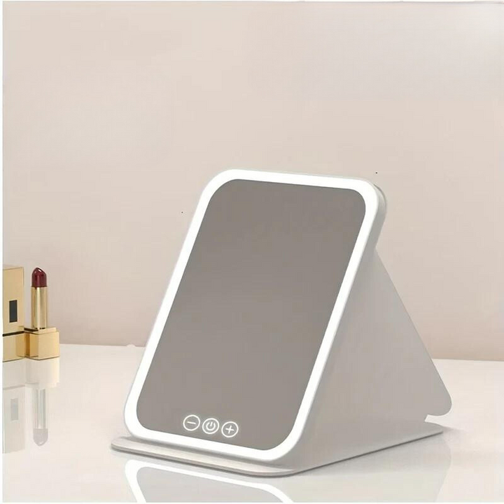 GlowMirror – LED Makeup Mirror with USB Charging Bowlift