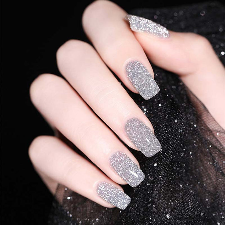 High density glitter nail gel polish | Bowlift