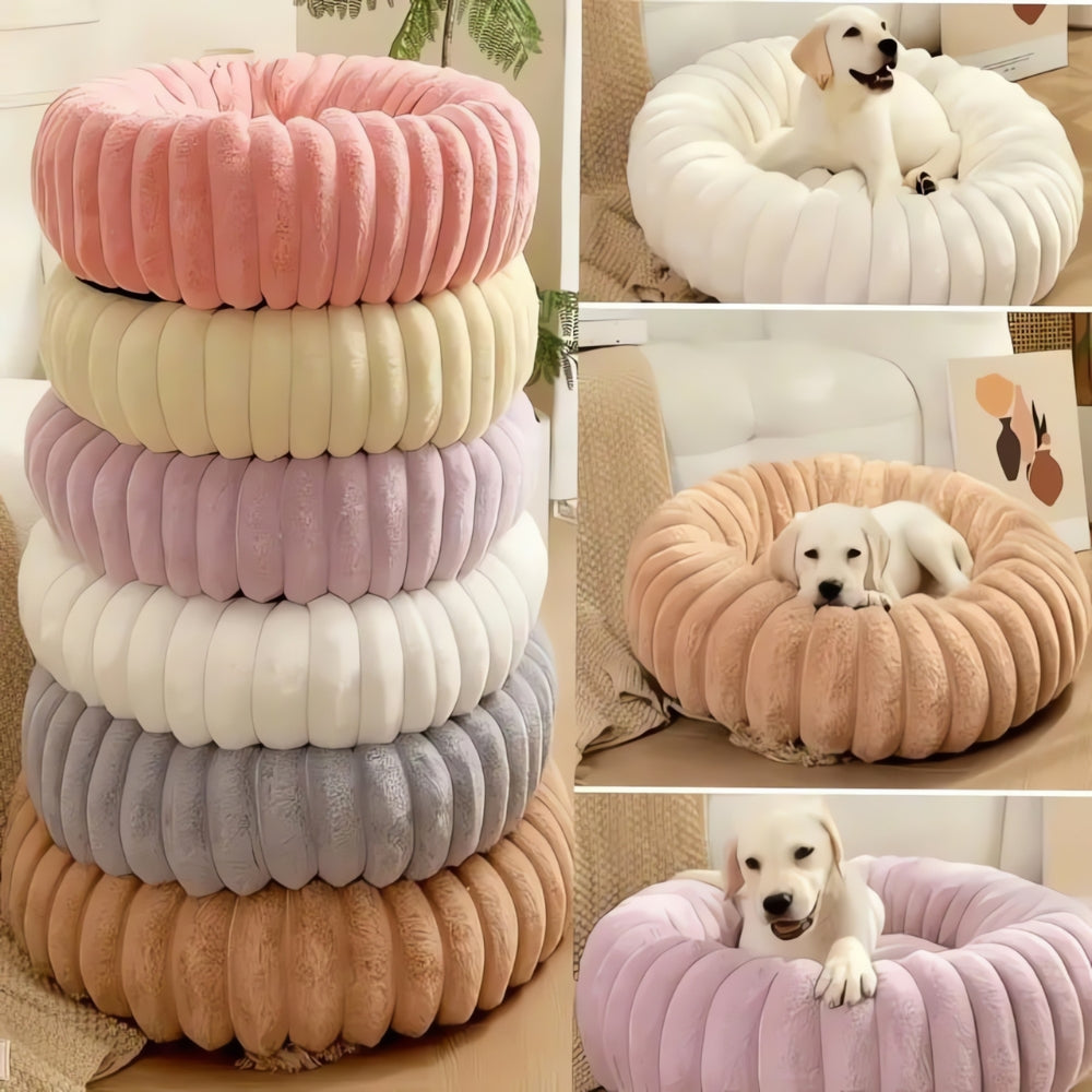 BowLift | Purrfectly Plush Round Pet Bed