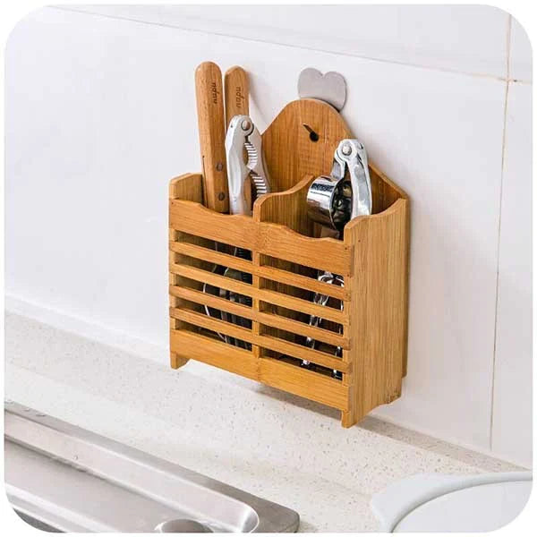 Wooden Cutlery Holder Bowlift