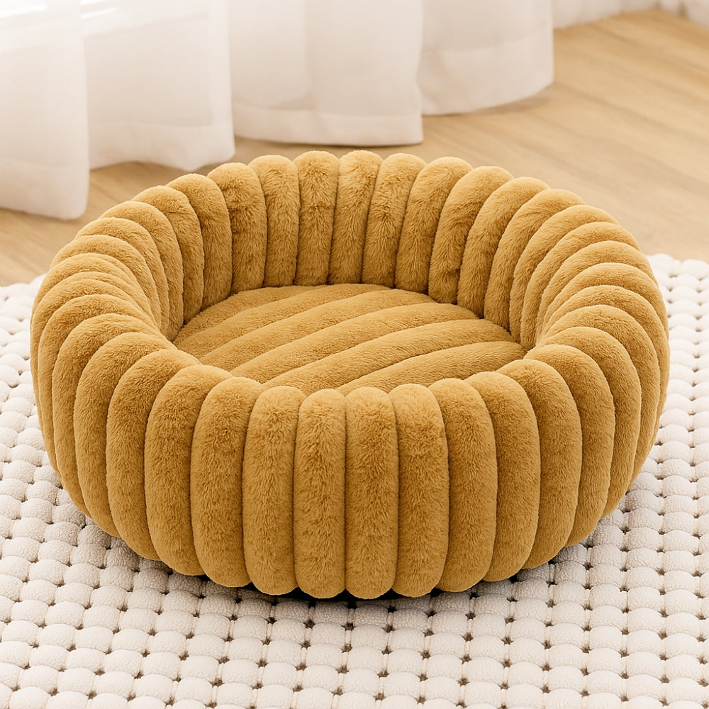 BowLift | Purrfectly Plush Round Pet Bed