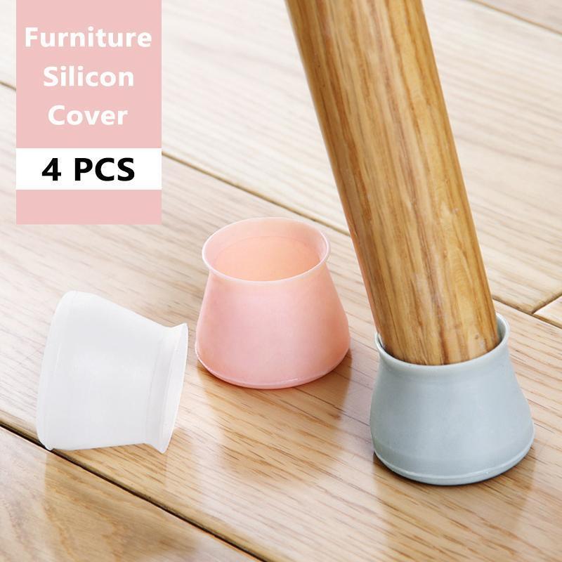 Upgraded Furniture Silicone Protection Covers Chair Leg Covers with Felt | Bowlift
