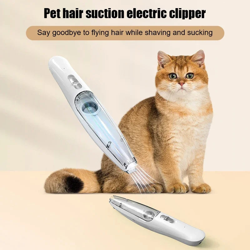 Silent Vacuum Pet Fur Trimming Device Bowlift