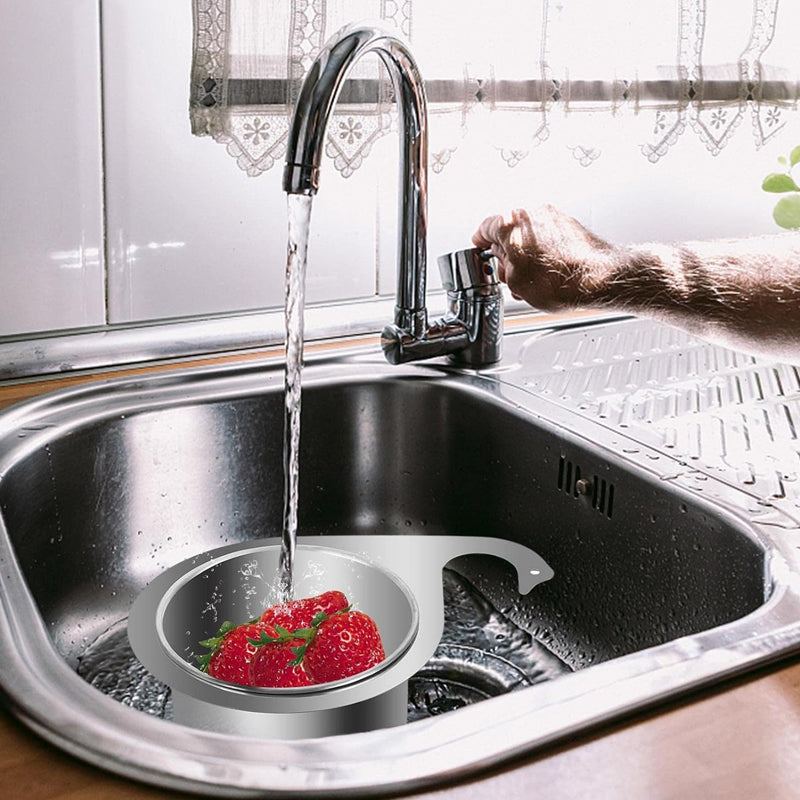 Stainless Steel Swan Sink Strainer Basket | Bowlift
