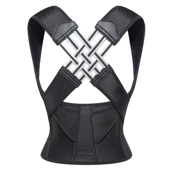 HealthPost 3-in-1 Back Posture Corrector | Adjustable Back Support for Office, Sports & Everyday | Upper & Lower Back | Bowlift