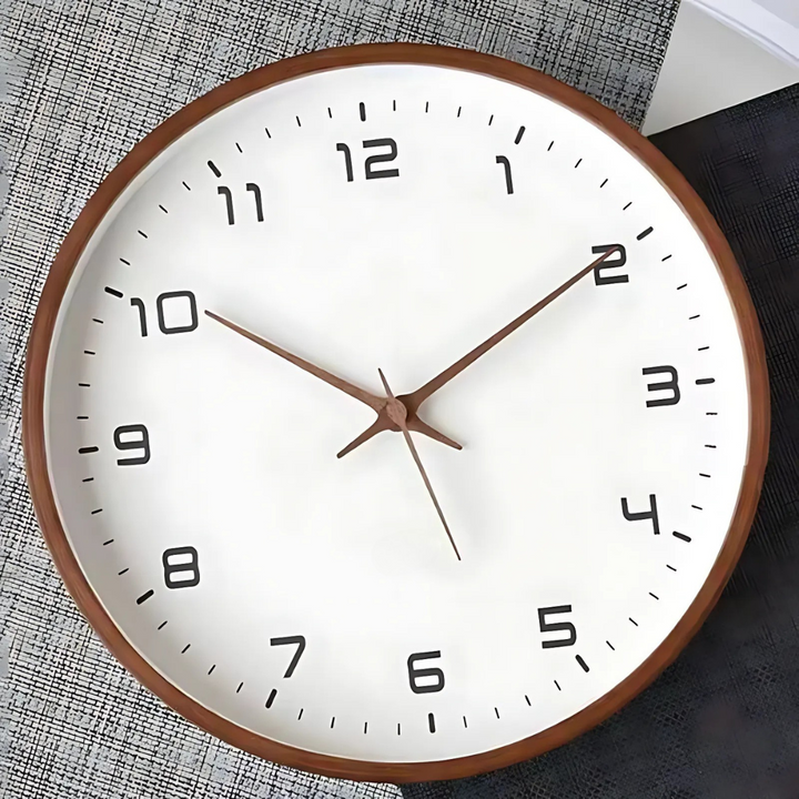 BowLift | Stylish Wooden Wall Clock for Indoor