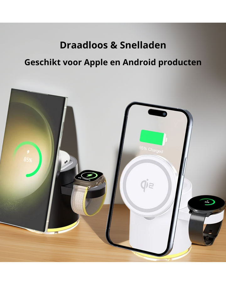 BowLift | LuxDock Elite Charging Station | Luxury all-in-one solution for Apple & Android devices