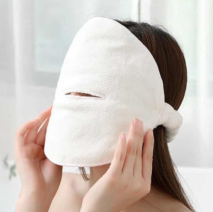 Moisturizing facial cloth made of coral velor | Bowlift