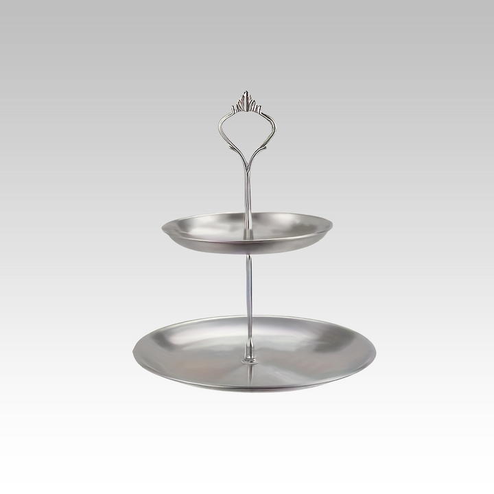 SteelTower - Elegant Triple Serving Plate for Parties Bowlift