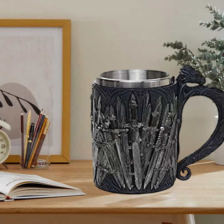 Creative Stainless Steel Medieval Mug Tankard for Beer Coffee | Bowlift