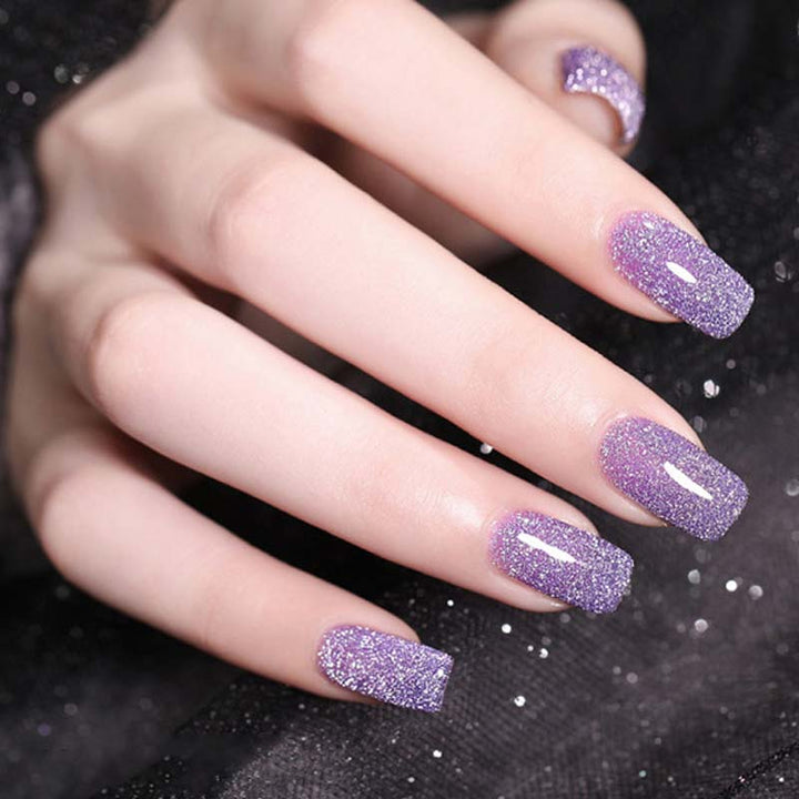 High density glitter nail gel polish | Bowlift