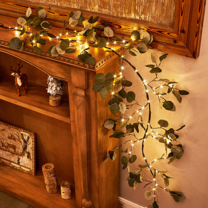 Glittering Eucalyptus Branch Bowlift