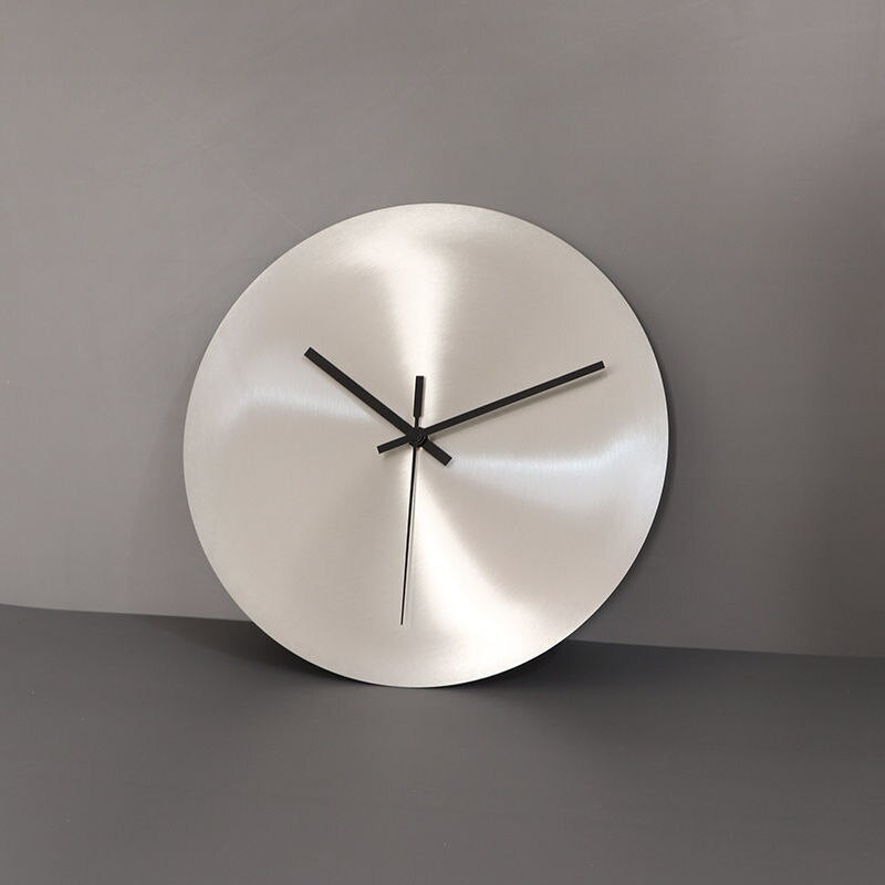 TijdStaal Wall Clock – Modern Stainless Steel Clock with Slim Design and Large Numbers | Bowlift