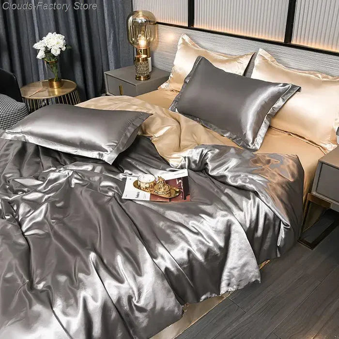 Satin Duvet Cover - Velora | Bowlift