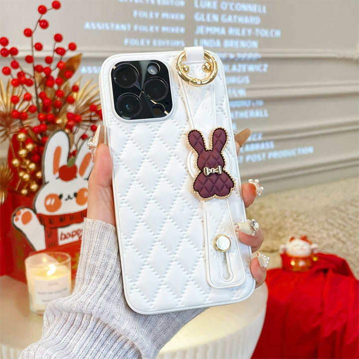 BowLift | Rabbit Wristband Case Cover For iPhone