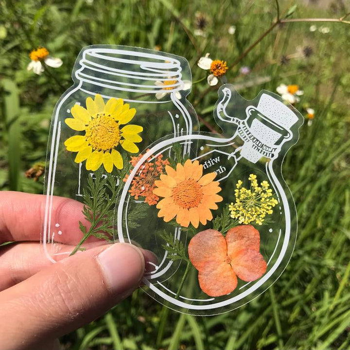 BowLift | Transparent dried flower bookmarks (30 pieces/set)