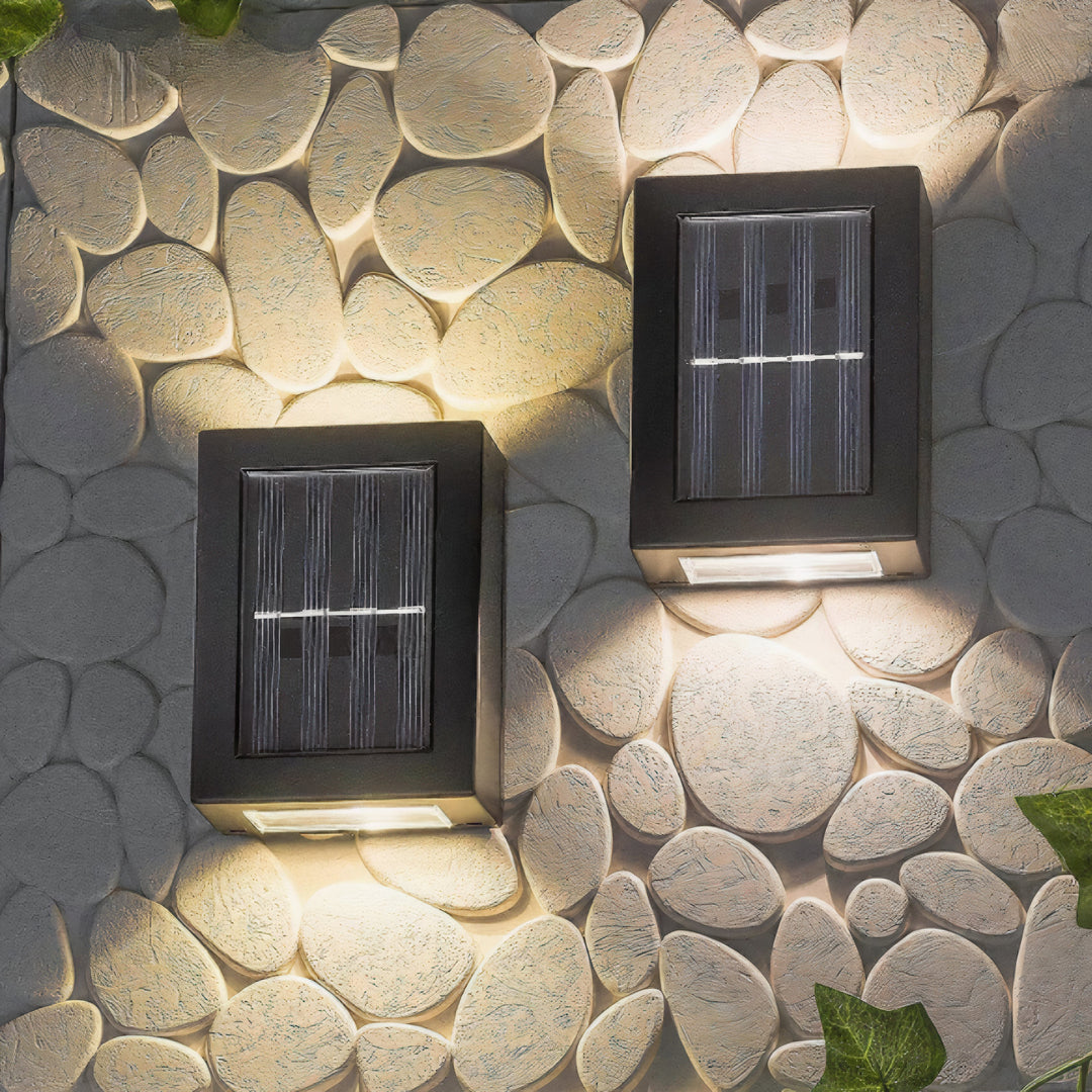 BowLift | LuxeSolar Elegant LED Wall Lamp | Sustainable solar energy with automatic operation