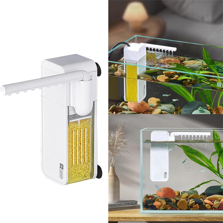 Quiet Fish Tank Aquarium Wall-Mounted Water Filter | Bowlift