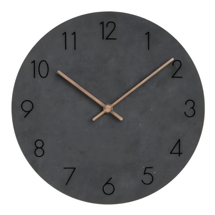 BowLift | Large Wall Clock Wood Modern | Minimalistic Wall Design