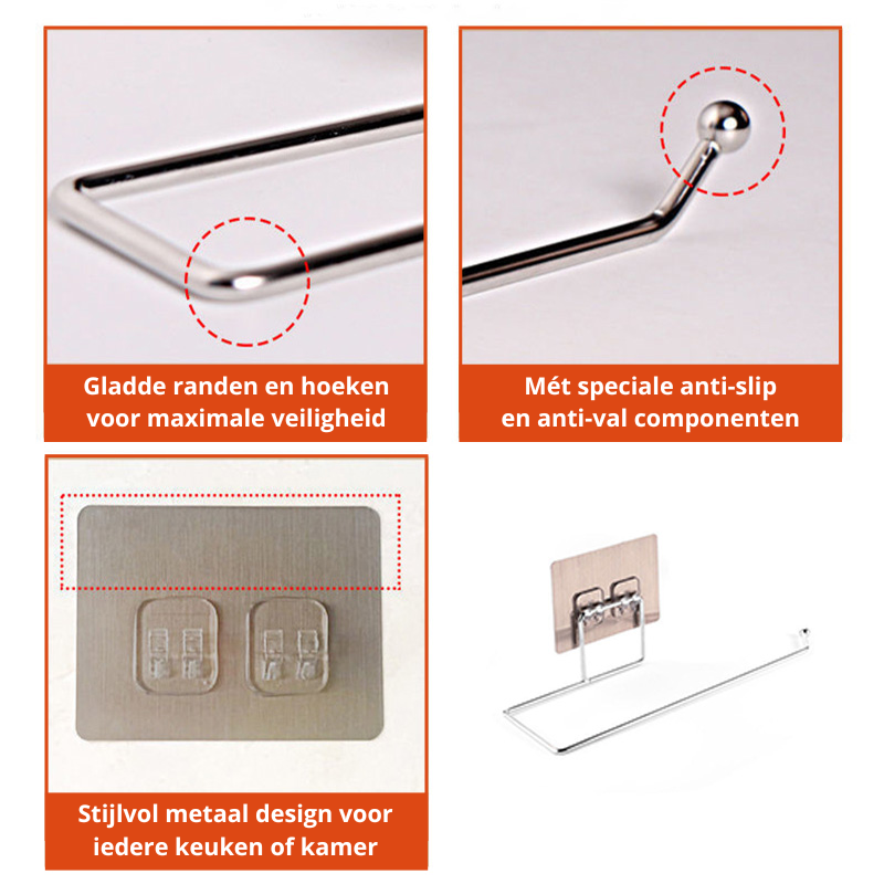 BowLift | Kitchen Roll Holder (2 pcs.) | Keep your kitchen paper handy & your kitchen organized!