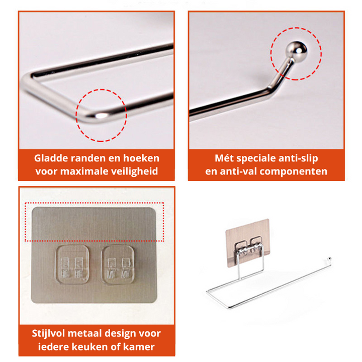BowLift | Kitchen Roll Holder (2 pcs.) | Keep your kitchen paper handy & your kitchen organized!