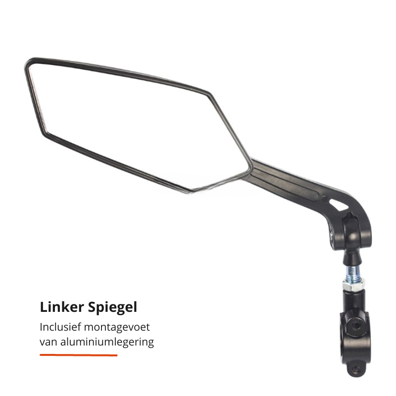 360° rearview mirror for bicycle with handlebar mount | Bowlift
