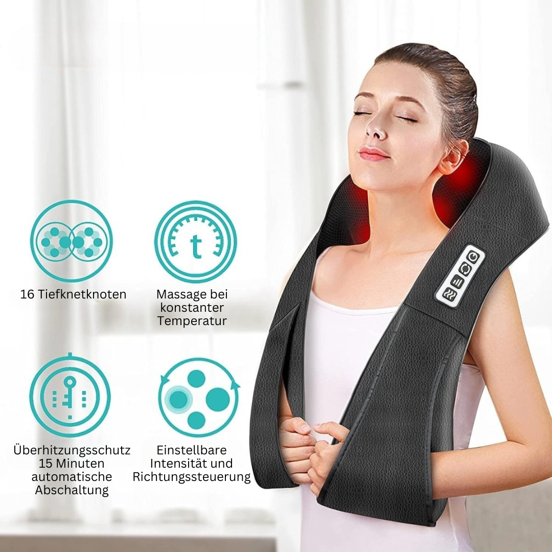BowLift | Shiatsu Massage Cushion with Infrared - FlowRelief