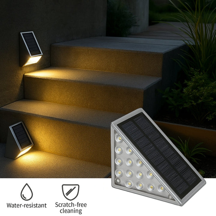 BowLift | Outdoor Solar Stair Lights | Weatherproof, Automatic & Eco-Friendly Lighting for Safe Outdoor Spaces