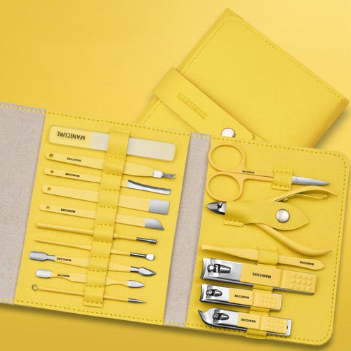 Nail clipper portable set (12/16 pieces) | Bowlift
