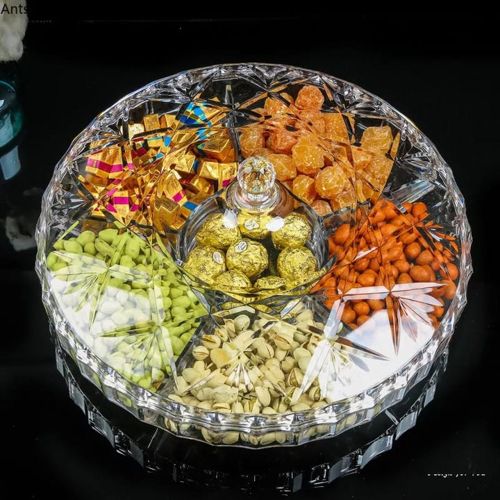 Acrylic Dry Fruit Storage Box with Lid Bowlift