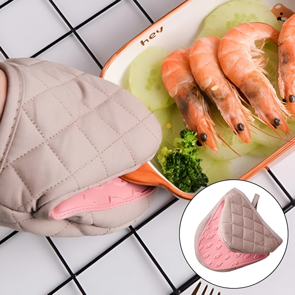 BowLift | Silicone Quilted Heatproof Kitchen Mitts
