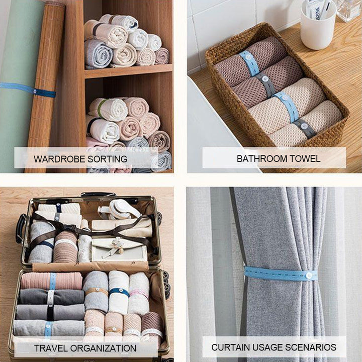 BowLift | Clothing Storage Binding Straps (10PCS)