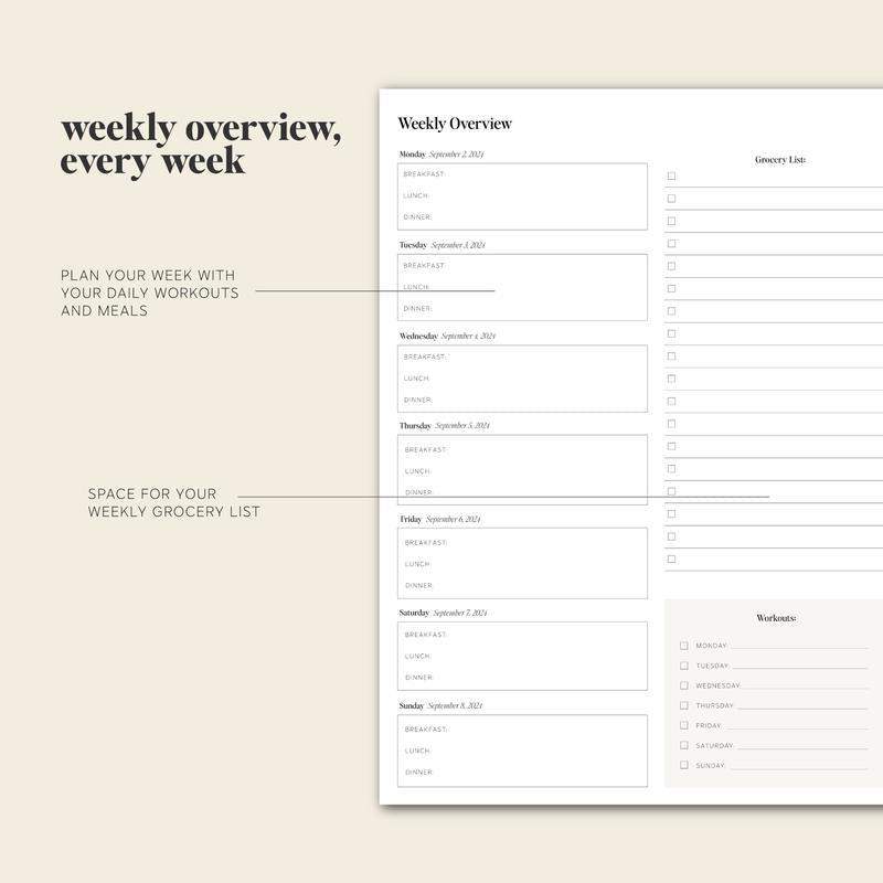 BowLift | Daily Planner 24-25 - PlanEase