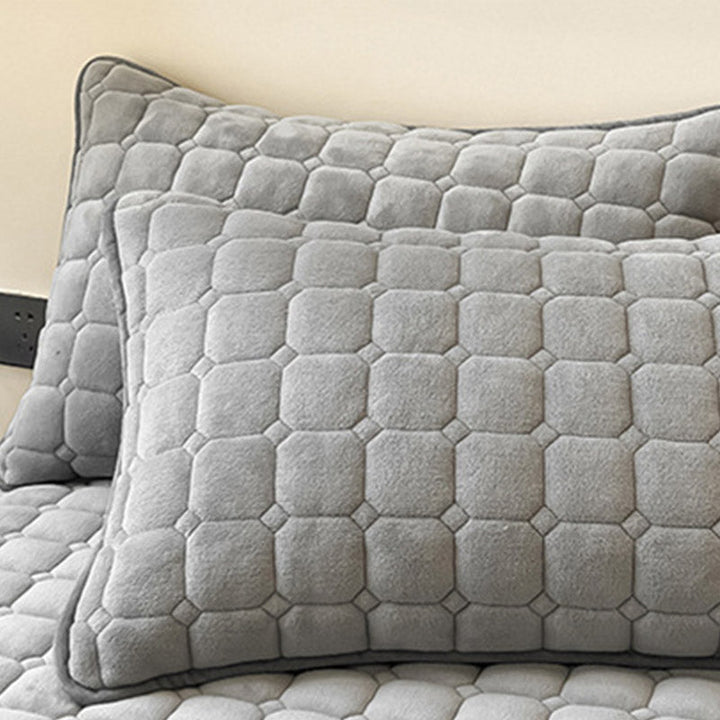 BowLift | Modern Soft Throw Blanket with Square Texture – Stylish Fluffy Bed & Sofa Cover