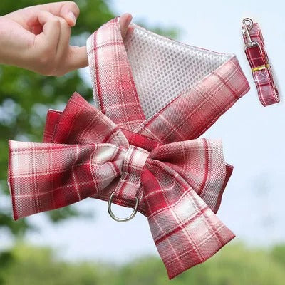 Aurélien Harness – Stylish Dog Harness with Bow Bowlift