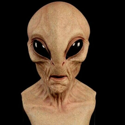 BowLift | Realistic Alien Mask – Latex and Silicone Halloween Mask for Cosplay and Parties