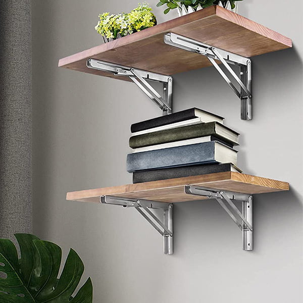 Foldable Bracket | 2 sets thick stainless steel folding table bracket | Bowlift
