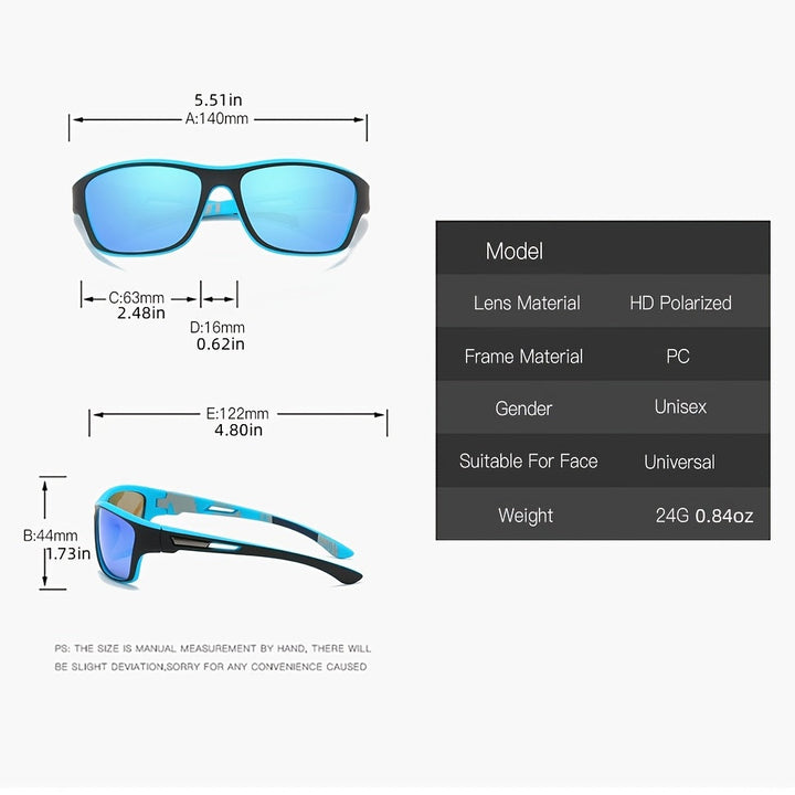 BowLift | Polarized Sports Sunglasses for Men - VisionX Pro