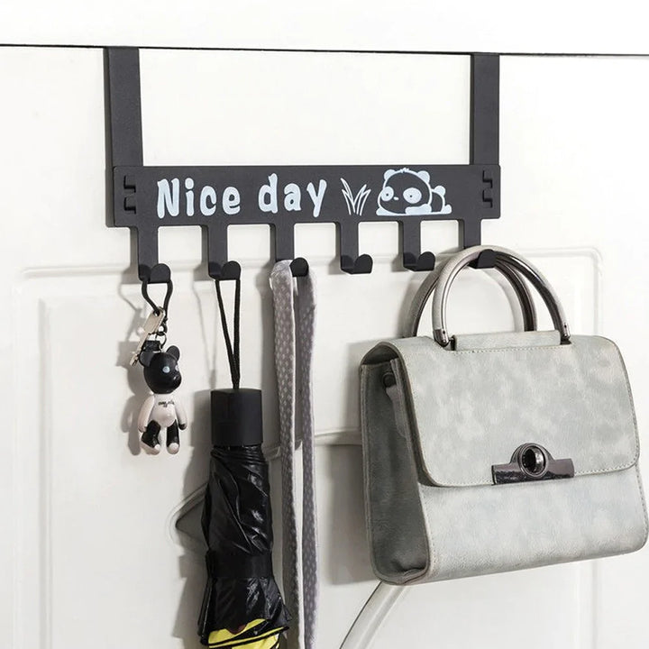 6 Hooks Nice Day Metal Hooks Door Hanger Bowlift