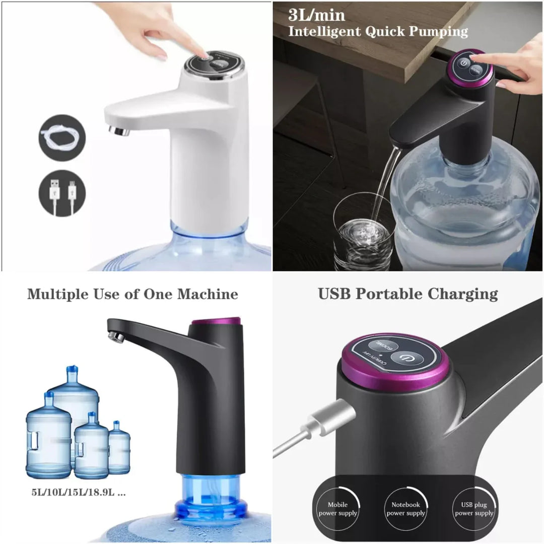 Auto Portable USB Wireless Electric Water Pump Bottle Dispenser Bowlift