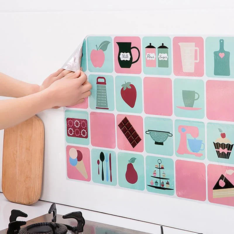 Oil Proof Stove Top Wallpaper Print Bowlift