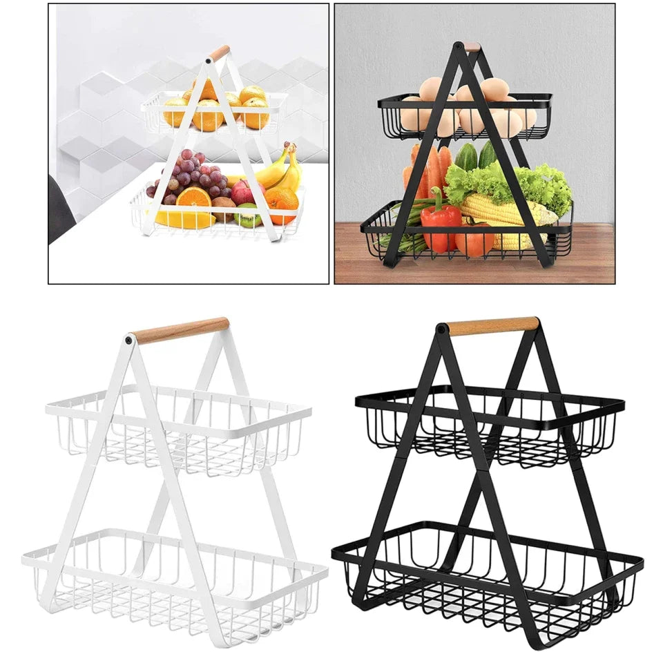 2-TIER METAL FRUIT BASKET Bowlift
