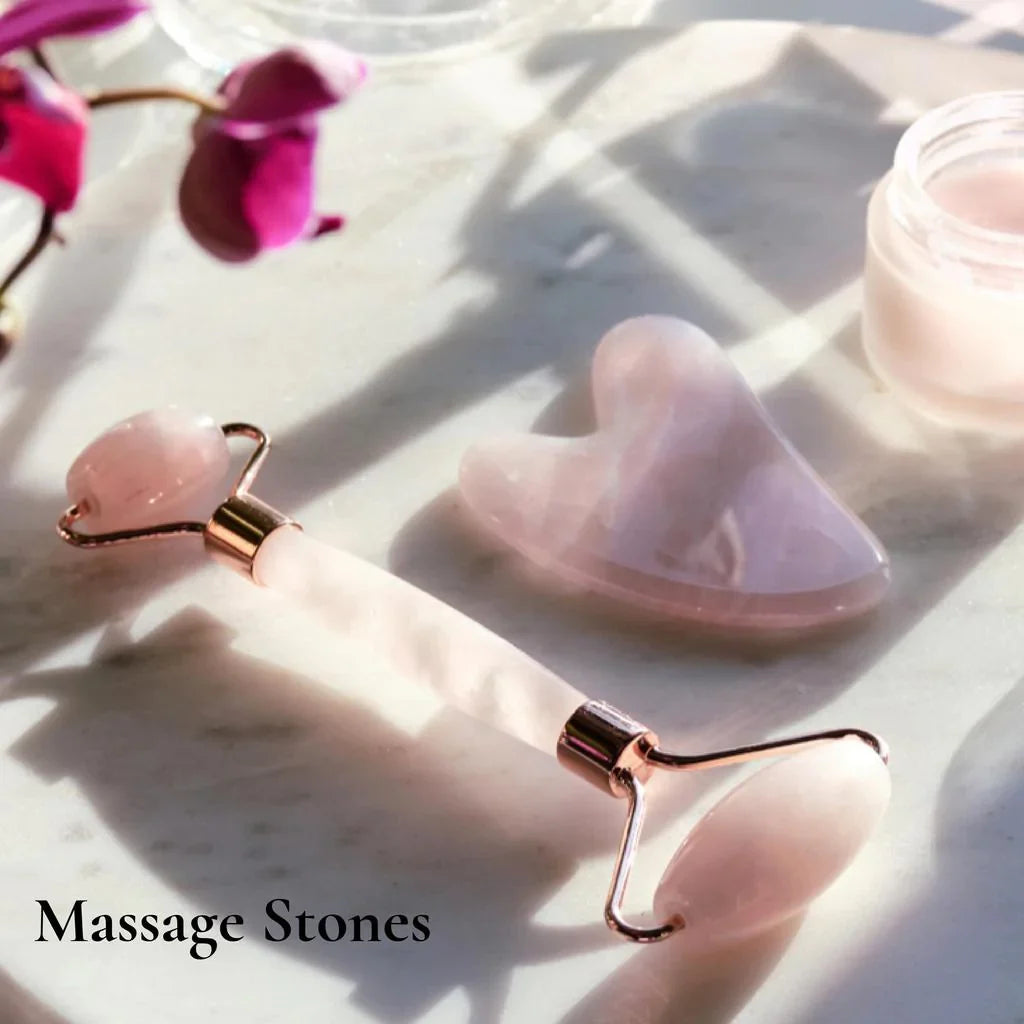 Jade Roller & Gua Sha, Face Roller, Facial Beauty Roller Skin Care Tools, Bowlift