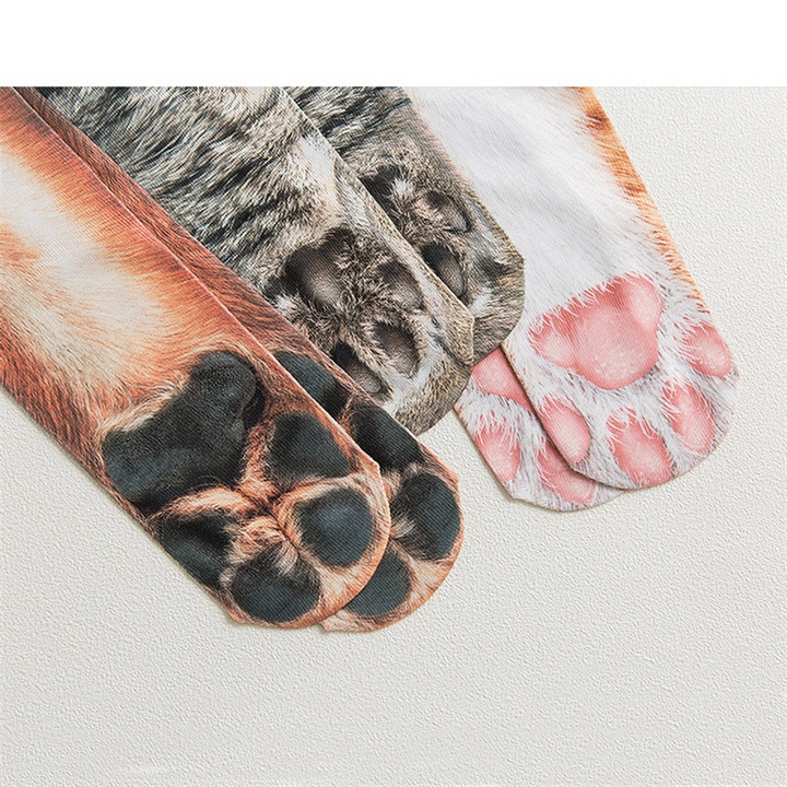 BowLift | Cat Paw 3D Printed Unisex Socks