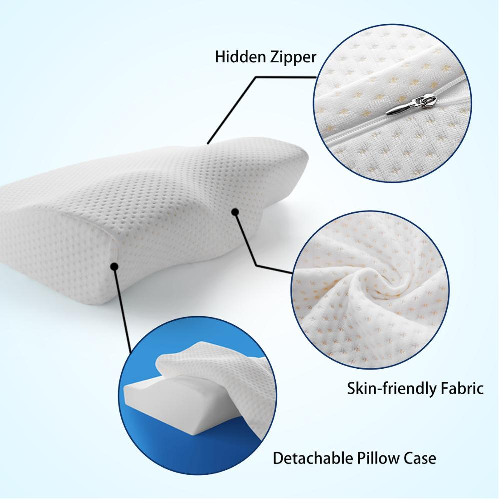 BowLift | Neck Support Memory Foam Pillow