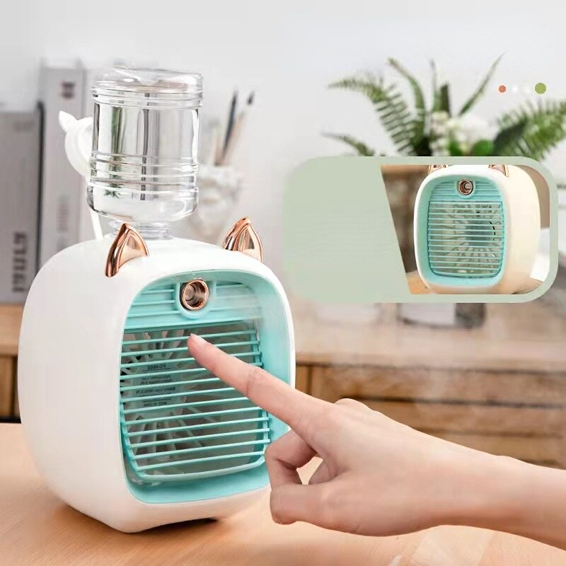 BowLift | Portable Air Cooling Fan Mini Humidifier
