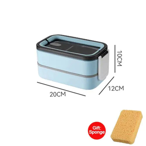 BowLift | 2-Tier Stainless Steel Bento Lunchbox - MealMate