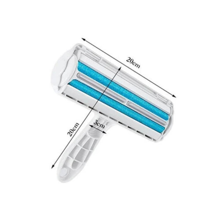 2-Way Pet Hair Remover with Microfiber Roller - FurSweep Bowlift
